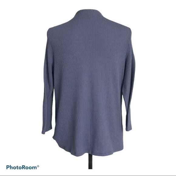 Anthro W5 Periwinkle Blue Twist Front Top Size L - Picture 9 of 9